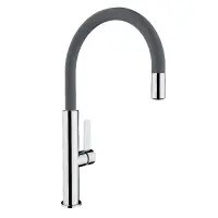 TEKA Stainless Steel Sink Faucet Rotating Easy-Quick FOT 995 3/8”-1/2”TOTAL Stone Grey