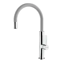 TEKA Stainless Steel Sink Faucet Rotating Easy-Quick FOT 995 3/8”-1/2”TOTAL Steam Grey