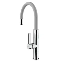 TEKA Stainless Steel Sink Faucet Rotating Easy-Quick FOT 995 3/8”-1/2”TOTAL Steam Grey