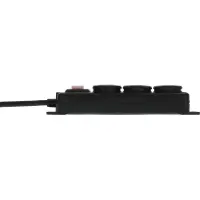 Outdoor  Power Strip Brennenstuhl  with 3 Inlet Sockets and On / Off Switch Cable 2 m IP44 Black