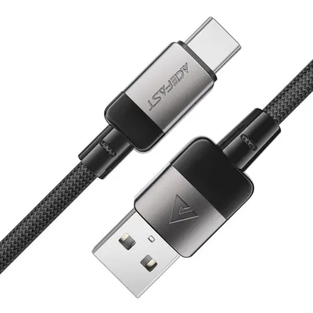 Data Cable Acefast C9-04 USB to USB-C 3.0A for Fast Charging and Data Transfer Black1,2m