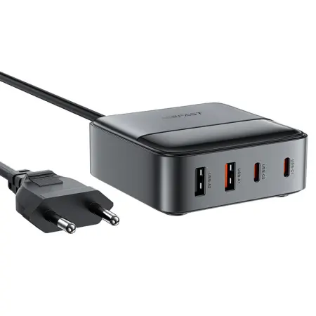 Acefast  Z6 Desk Charger / Power Station Z6  with 4 Charging Outputs 2xUSB-C and 2xUSB-A  65W Black