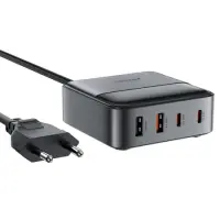 Acefast  Z6 Desk Charger / Power Station Z6  with 4 Charging Outputs 2xUSB-C and 2xUSB-A  65W Black