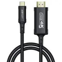 Video Cable Acefast C1-10 USB-C to HDTV 4K 60Hz HDR 1.8m Black Braided