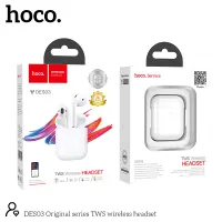 Wireless Hands Free Hoco DES03 TWS V5,0 350mAh 3h Talk Time White