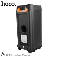 Portable Speaker Hoco DS41 Cody BT V5.0 40W 4400mah Bluetooth, USB, FM, AUX, with LED light and 1xWireless Microphone