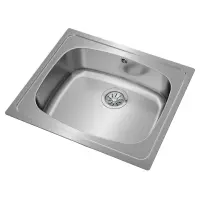 Stainless Steel Sink TEKA Single Bowl for Built-in Installation 60x51cm UNIVERSE 60 TOTAL