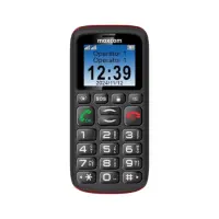 Maxcom MM428 L (Dual Sim) 1.8" with Large Buttons, FM Radio (Works without Handsfree), Torch and Emergency Button Black