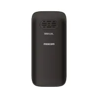 Maxcom MM428 L (Dual Sim) 1.8" with Large Buttons, FM Radio (Works without Handsfree), Torch and Emergency Button Black