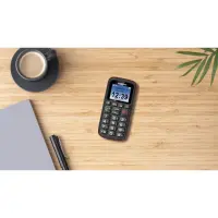 Maxcom MM428 L (Dual Sim) 1.8" with Large Buttons, FM Radio (Works without Handsfree), Torch and Emergency Button Black