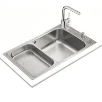 Stainless Steel Sink TEKA Single Bowl for Built-in Installation 86x50cm ΒΑΗΙΑ 1B TOTAL