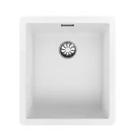 Liquid Granite Sink TEKA Single Bowl Undermount Installation 40.6x45.6 cm RADEA R10  MAESTRO White