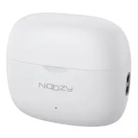 Wireless Hands Free Noozy BH55 V5.4 with ANC + ENC Noise Cancelation 30 hours of Playback 6 hours of Talk Time White