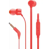 Hands Free JBL Tune 160 In-ear 3.5mm Pure Bass Sound with Mic JBLT160RD 1.2m Red