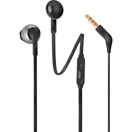 Hands Free JBL Tune 205  In-ear 3.5mm with Mic JBLT205 1.2m Black