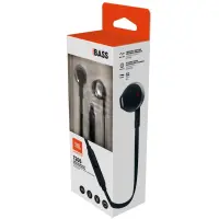 Hands Free JBL Tune 205  In-ear 3.5mm with Mic JBLT205 1.2m Black