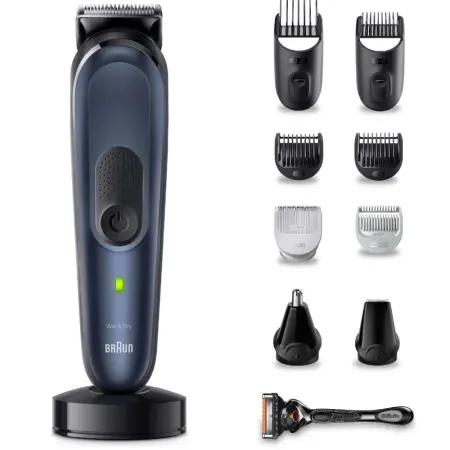 Rechargeable Shaver Braun MGK7421 10-in-1 Style Kit + Gillette Pro Glide