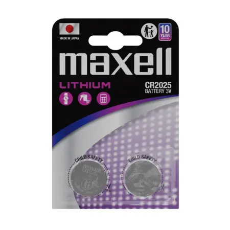 Buttoncell Maxell CR2025  3V Pcs. 2