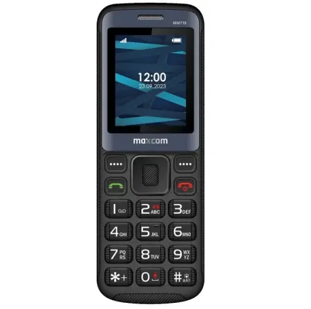 Maxcom MM718L 1.77" 4G VoLTE with Radio, Camera, Flashlight Black