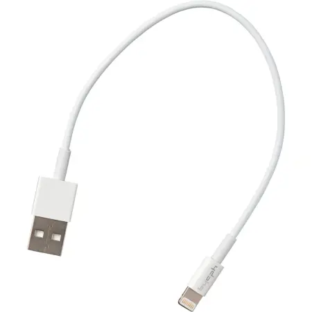 Data and Charging Cable Leki Orange Concept USB to Lightning 0.2m White