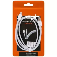 Data and Charging Cable Leki Orange Concept USB-C  to Lightning 1m White