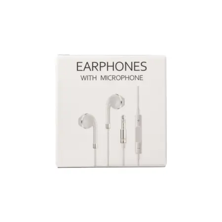 Hands Free Leki Orange Cocept 3.5 mm White with Microphone