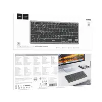 Hoco GM32 Wisdom Wireless Keyboard 78 Keys 2.4Ghz+Bluetooth 5.0 Black