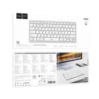 Hoco GM32 Wisdom Wireless Keyboard 78 Keys 2.4Ghz+Bluetooth 5.0 Silver