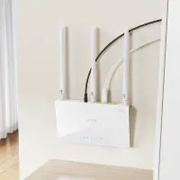 WiFi Router Hoco HI30 Wifi4  300Mbps 2.4GHz 3 x 5dBi White