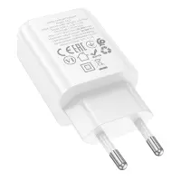 Travel Charger Hoco N62 Gentle Single Port USB-C Quick Charge 30W 5V 3.0A White