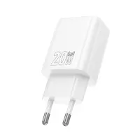 Travel Charger Hoco N61 Gentle Dual Port 20W USB-C and USB-A 5V 3.0A White