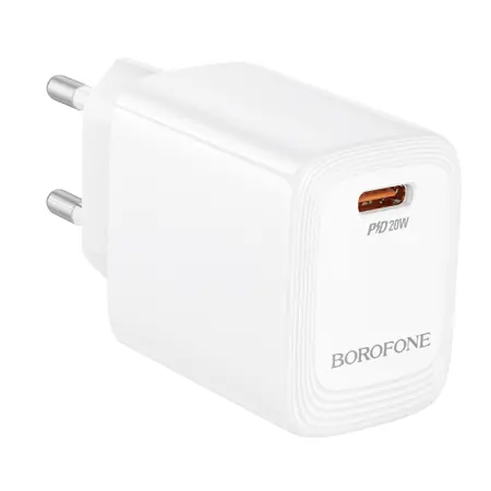 Travel Charger Borofone BN26 Fuente USB-C 20W White