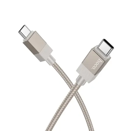 Data Cable Hoco X110 Honorific USB-C to USB-C 60W  Gold 1m