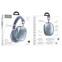 Wireless Stereo Headphone Hoco W35 Max Joy v5.3 800mAh with Micro SD and AUX ports Sky Blue