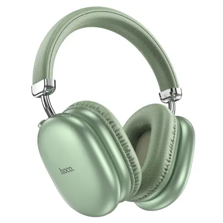 Wireless Stereo Headphone Hoco W35 Max Joy V5.3 800mAh with Micro SD and AUX ports Green