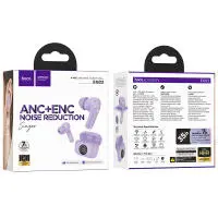 Wireless Hands Free Hoco EQ22 Singer TWS ANC ENC V5.4 400mAh with 7h Talk Time and Master/Slave Switching Purple