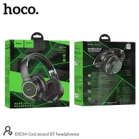 Wireless Stereo Headphone Hoco ESD14 Cool V5.3 200mAh with Control Buttons and Built in Microphone Black