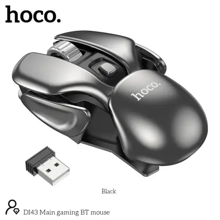 Wireless Gaming Mouse Hoco DI43 Main 800-1200-1600dpi 2.4GHz 4D Button Black