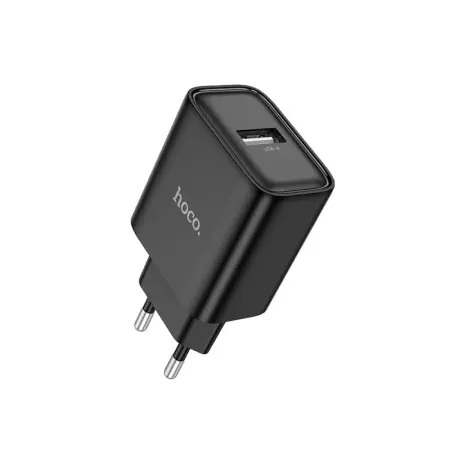 Travel Charger Hoco DC72 River with USB-A 5V 2.4A Black