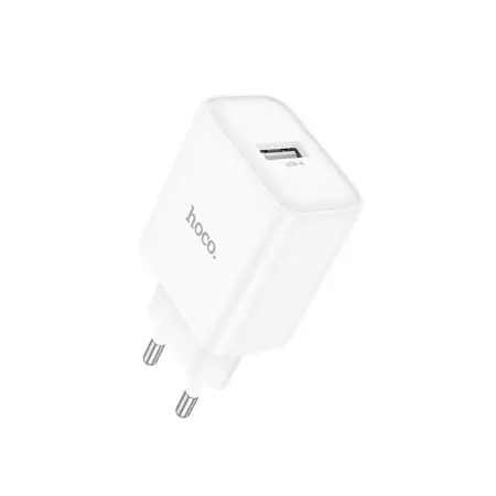 Travel Charger Hoco DC72 River with USB-A 5V 2.4A White