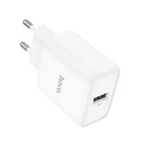 Travel Charger Hoco DC72 River with USB-A 5V 2.4A White