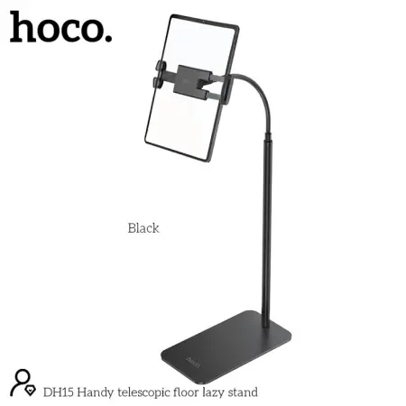 Telescopic Floor Stand Hoco DH15 Handy 59-111cm for 5-12.9 inch Devices Black