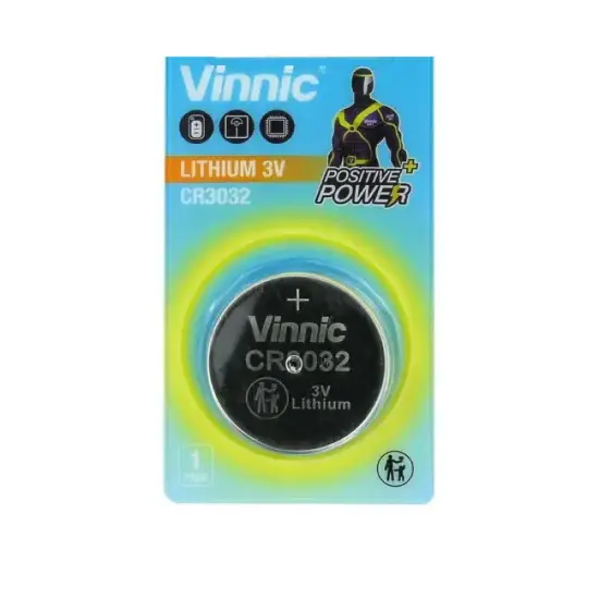 Buttoncell Lithium Vinnic CR3032 3V Pcs. 1