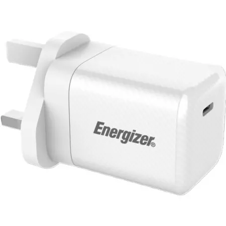 Travel Charger Energizer Fast Charge με USB-C 45W UK Plug White