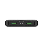 Power Bank Wonder WX10C Slim 10000mAh 20W with 2 x USB-A and 1 x USB-C Output Black