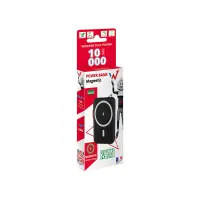 Power Bank Wonder WX10MAG 10000mAh with 1 x USB-C Output and Wireless Charging 15W Black