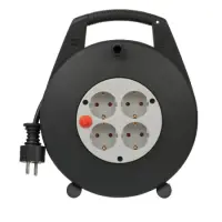 Extension Reel Cable Brennenstuhl 4 Sockets 10m IP20