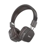 Wireless Stereo Headphone Hoco W56 Earl V5.4 250mAh with AUX and Microphone Dark Brown