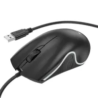 Wired Gaming Mouse Hoco GM19 Enjoy 3 Buttons with Lighting 1000 DPI Black