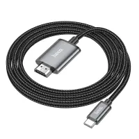 Cable Hoco UA27 Type-C to HDMI 4K 30Hz Braided Black 2m